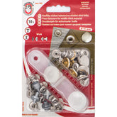 Drukknopen set | medium | zilver 15mm | 10 stuks Drukknopen KIN - WUK - 15MM - ZILV - 16021333 8590265102516